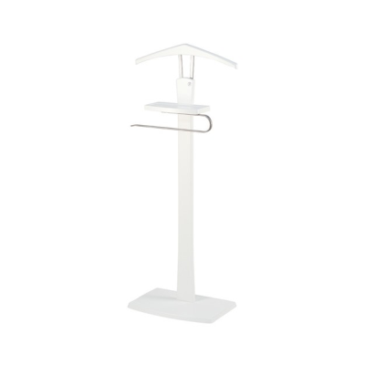 Zeve herrbetjänt vitlack/slipat stål