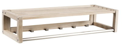 Confetti hatthylla 80 vitpigmenterad ek