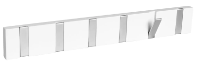 Confetti kroklist 6 flipkrokar vit