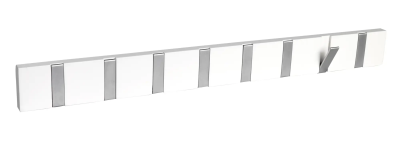 Confetti kroklist 8 flipkrokar vit