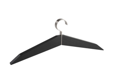 Confetti galge svartbetsad ek med metall