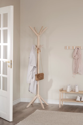 Confetti klädhängare golv vitpigmenterad ek#2