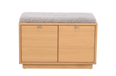 Confetti bänk 2L oljad ek/ljusgrå