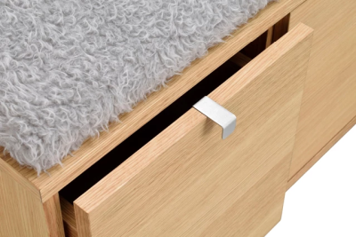 Confetti bänk 2L oljad ek/ljusgrå#2