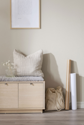 Confetti bänk 2L vitpigmenterad ek/ljusgrå#2