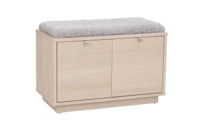 Confetti bänk 2L vitpigmenterad ek/ljusgrå#4