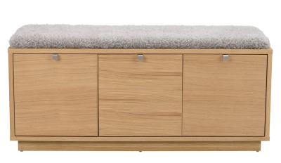 Confetti bänk 3L oljad ek/ljusgrå