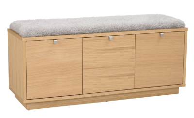 Confetti bänk 3L oljad ek/ljusgrå#2