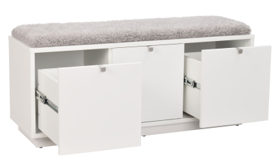 Confetti bänk 3L vit/ljusgrå#2