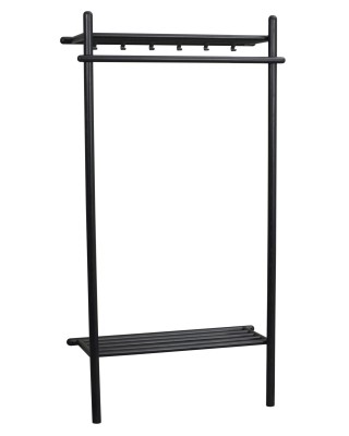 Milford klädställning svart ek