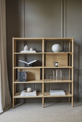 Holton bokhylla hög 140x166 cm ek#3