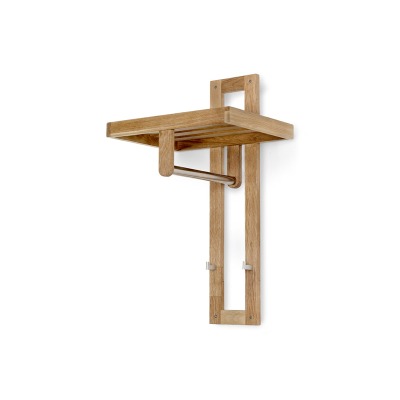 Zitti klädhylla enkel ek