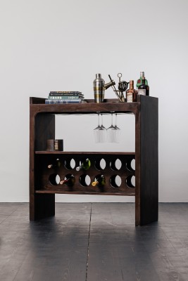 Seattle sidetable bar mörkbrun#2