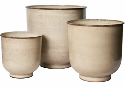 Hoss kruka creme liten