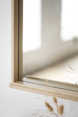 Hillmond spegel 40x60 vitpigmenterad ek#3