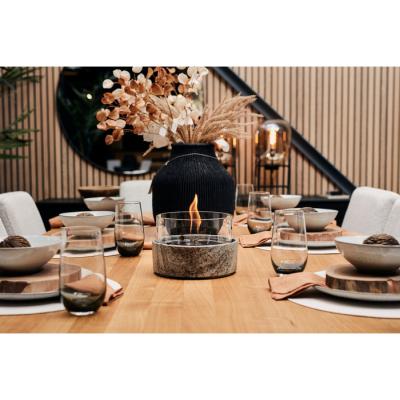 Café bordlykta 18 grå - TenderFlame#2