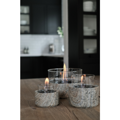 Café bordlykta 18 grå - TenderFlame#5