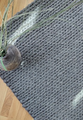 Alaska matta 190x290 cm grå