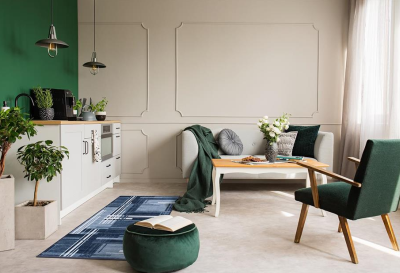 Alba gångmatta 80x200 cm blå#3