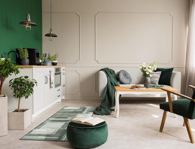 Alba gångmatta 80x200 cm grön#3