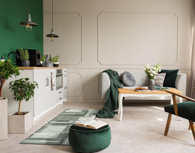 Alba gångmatta 80x250 cm grön#3