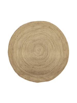 Juty matta Ø180 cm lin