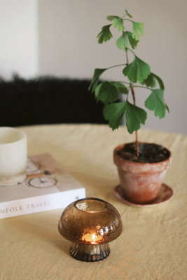 Fungo 12 värmeljushållare brun#3