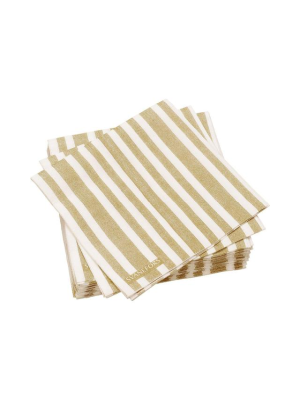 Alba pappersservett ockra 25P#1