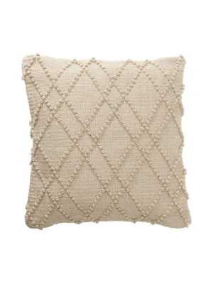 Alma kuddfodral 50x50 cm beige