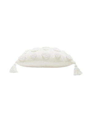 Pom kuddfodral offwhite 45x45 cm#2