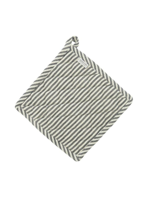 Kitty grytlapp svart/vit 22x22 cm