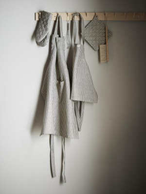 Kitty förkläde svart/vit#2