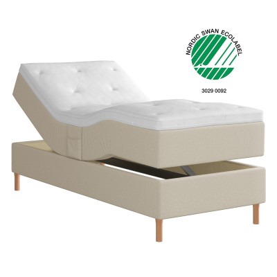 Skogslind Ställbar 7z 105x200 cm Eden inkl. ben