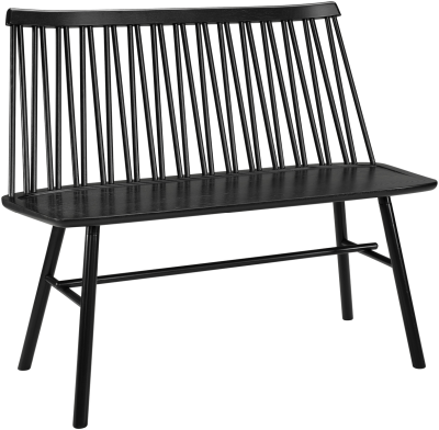 ZigZag soffa svartbetsad ask