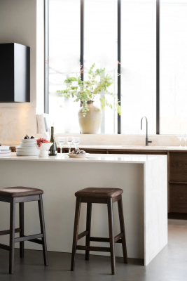 Livermore pall brun ek/mörkbrun läder-textil#2