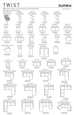 Twist soffa 1+C45+2+C90 ROUND+1, Arm 5, tyg Nicole bottle green/oljad ek#2