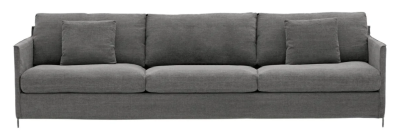 Petito soffa 4-sits (2 kolli) C2 tyg Tristan grey