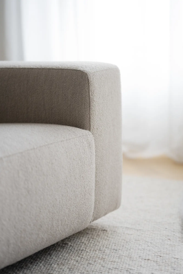 Willard hörnsoffa 2+3-sits tyg Alice #1 ljusbeige#3