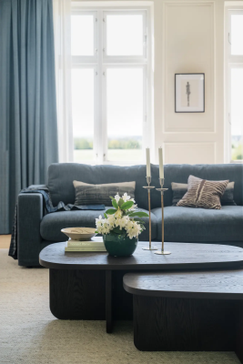 Langdon soffa 3-sits Casual #15 jeansblå#4