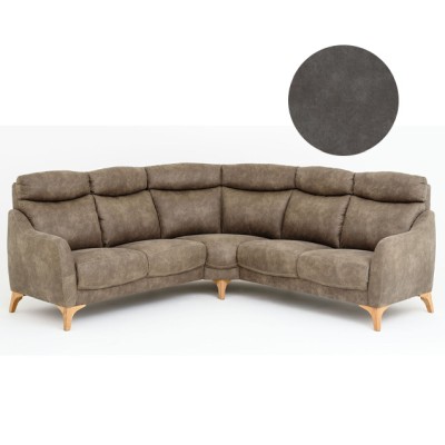 Venice hörnsoffa 2H2 tyg Preston 96/ek