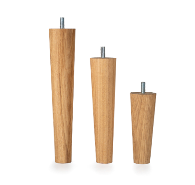 Axel sängben oljad ek 12 cm