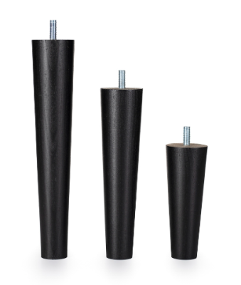 Axel sängben svart 12 cm