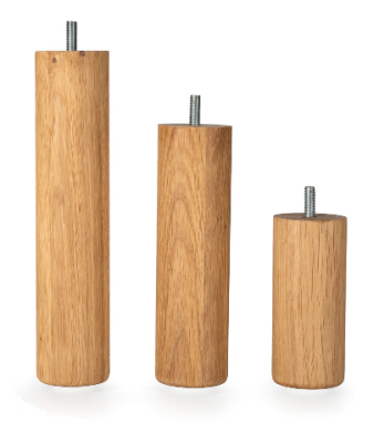 Adam sängben oljad ek 12 cm