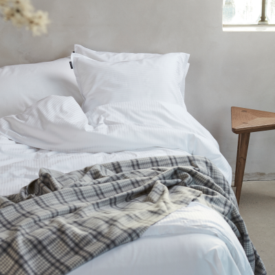 Bambu påslakanset 150x210+50x60 cm pure white