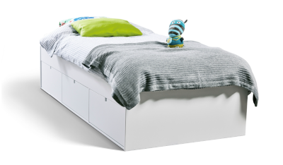 Falsterbo juniorsäng 90x200 cm vit