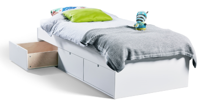 Falsterbo juniorsäng 90x200 cm vit#2