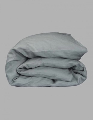 Påslakan linne 150x210 cm Frosty Green - Lin Living