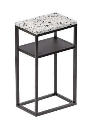 Accent sängbord Air Cosmos/svart metall