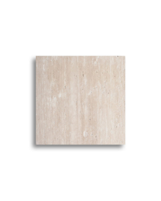 Accent 80 piedestal travertin/vit