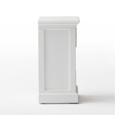 Halifax sängbord med lådor vit#4